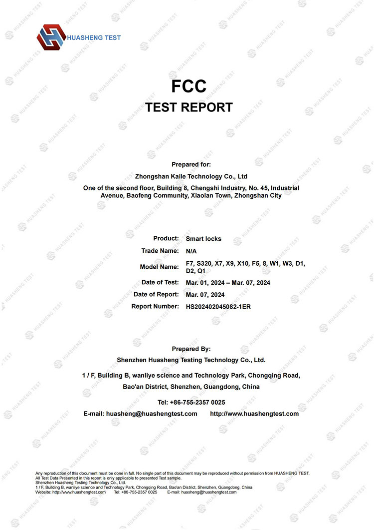 FCC rapport